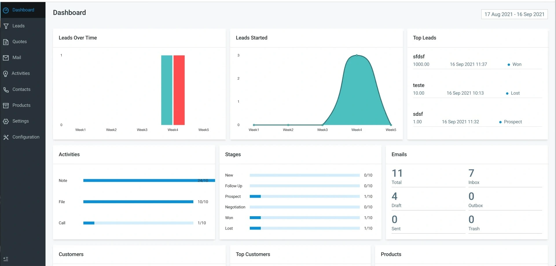 Laravel CRM