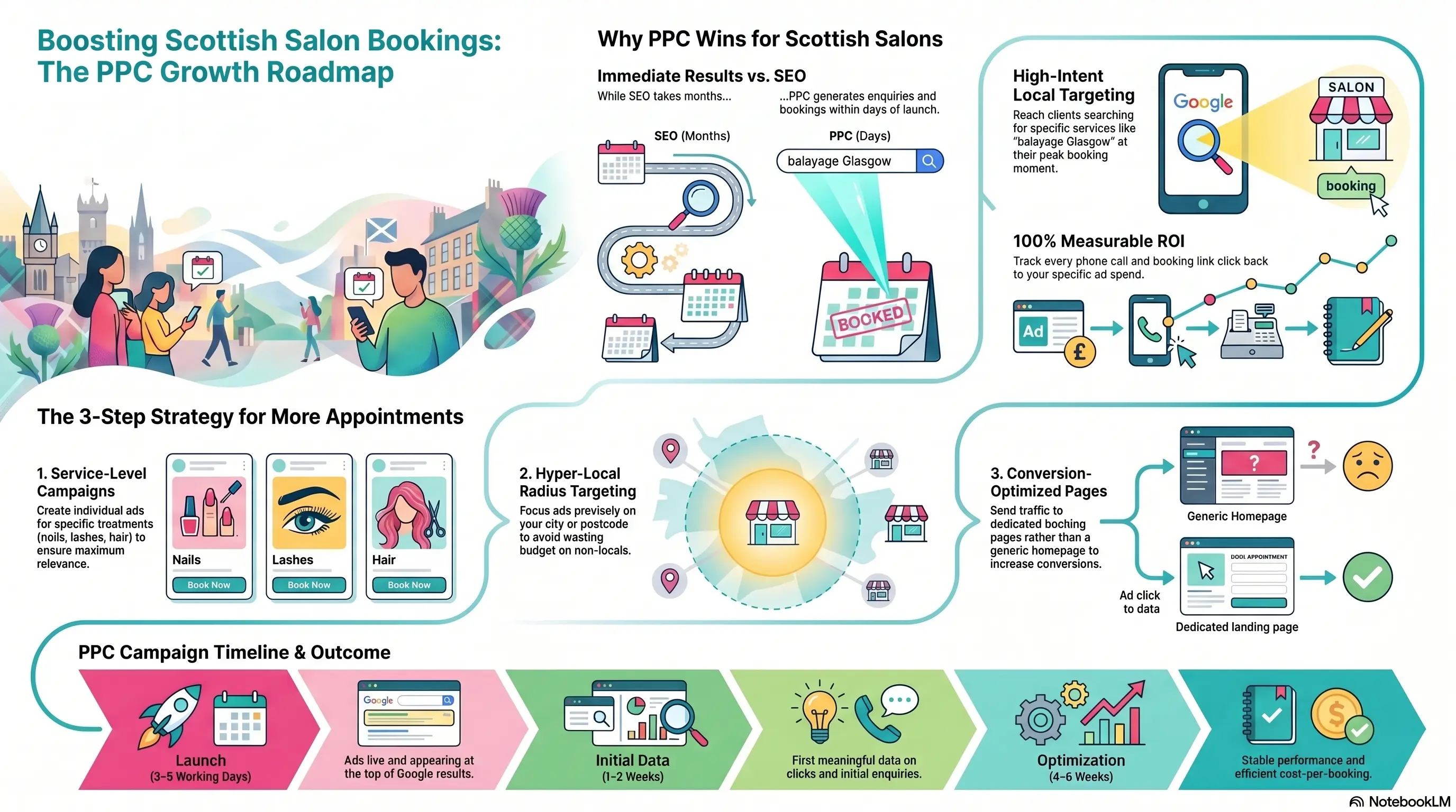 hair salon beauty salon PPC Scotland