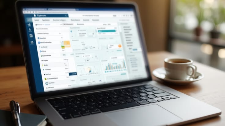 Accounting software dashboard for expense tracking and finance reports