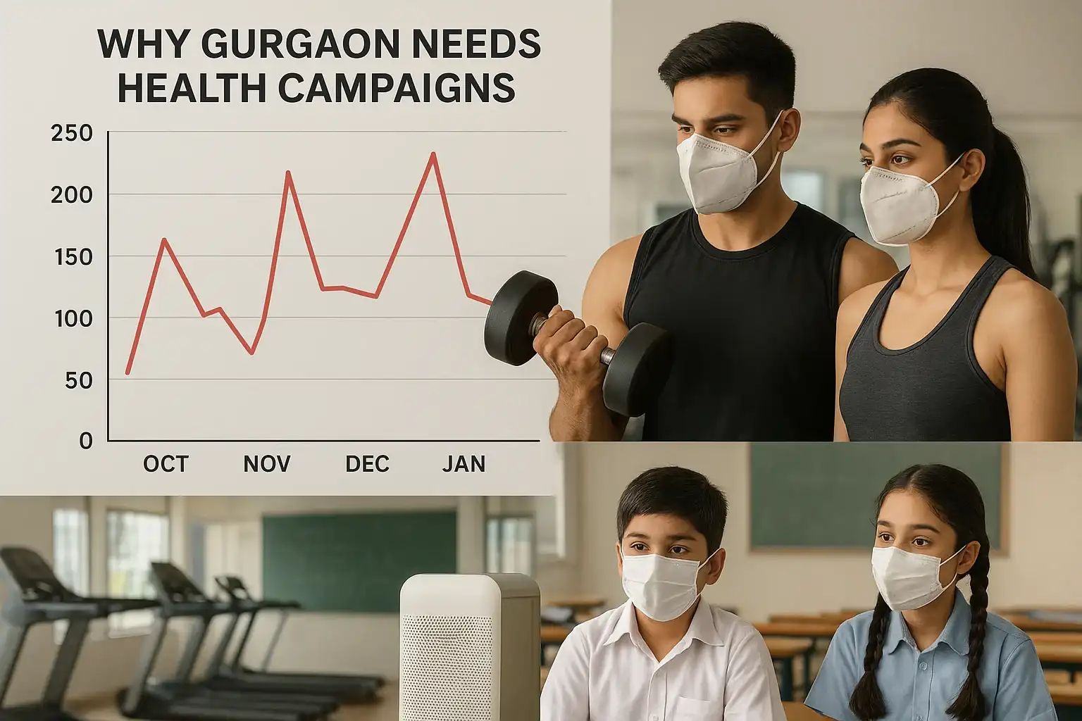 Air quality and health concerns in Gurgaon