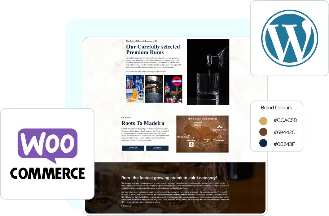 Website design portfolio example for choosing a designer in Scotland