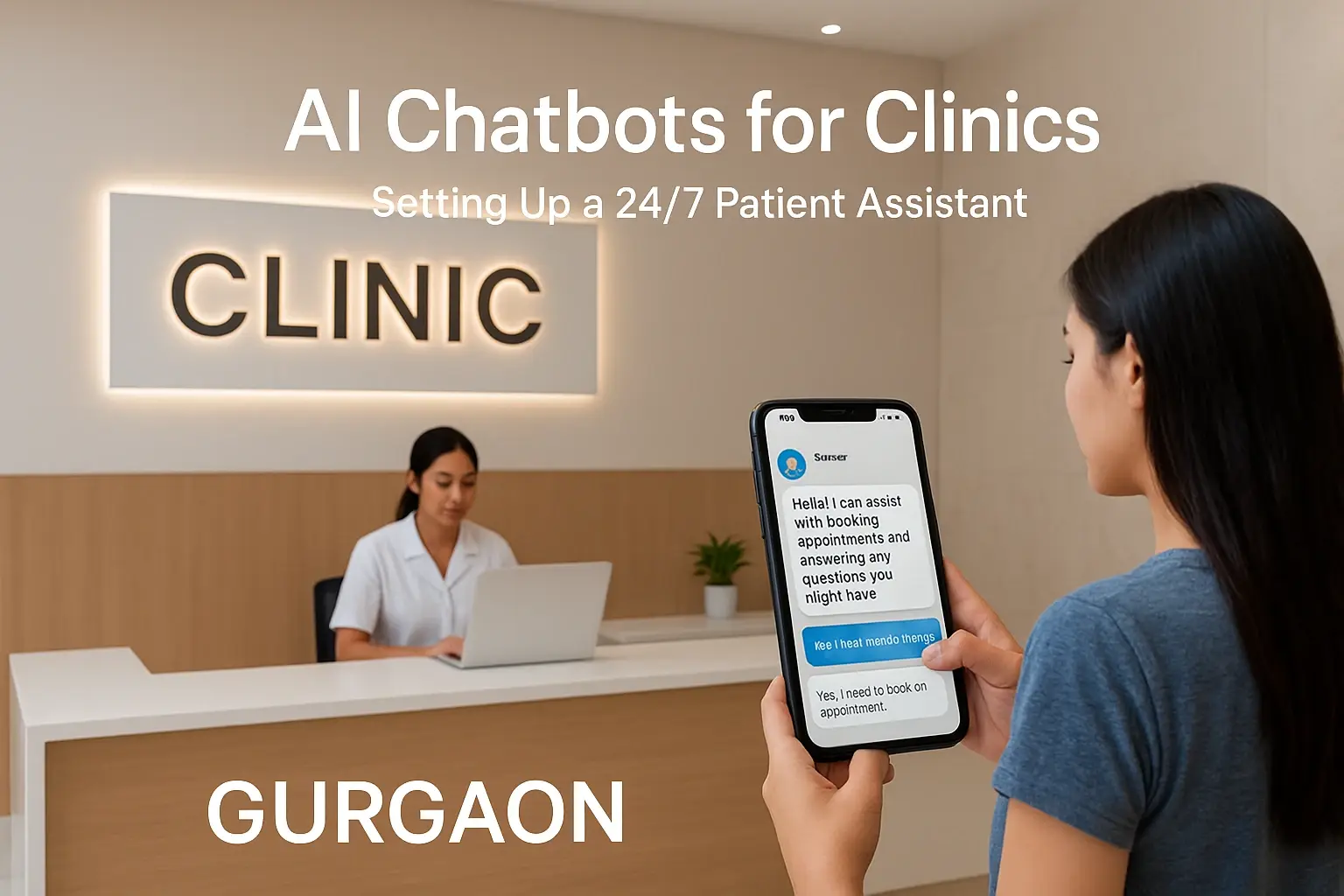 AI chatbot for clinic Receptions
