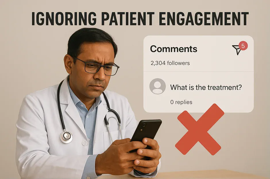 Doctor using phone for patient engagement