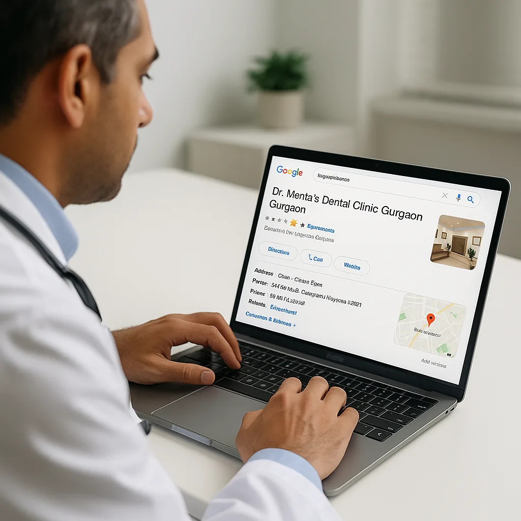 Google Business Profile setup for doctors in Gurgaon