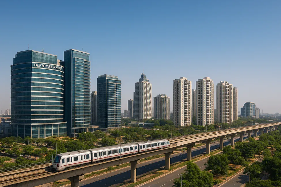 Gurgaon skyline showcasing modern real estate development
