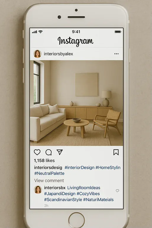 Instagram engagement tips for interior design business