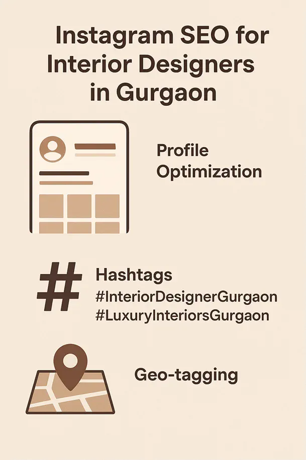 Instagram SEO optimization strategies for interior designers