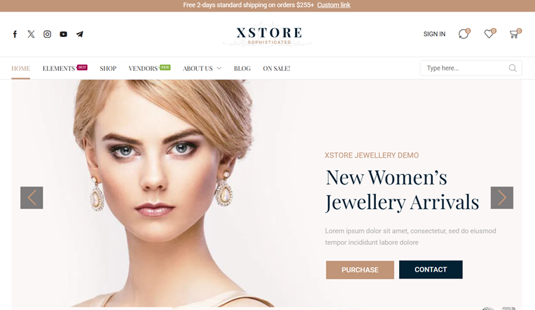Jewelry Store WooCommerce Theme