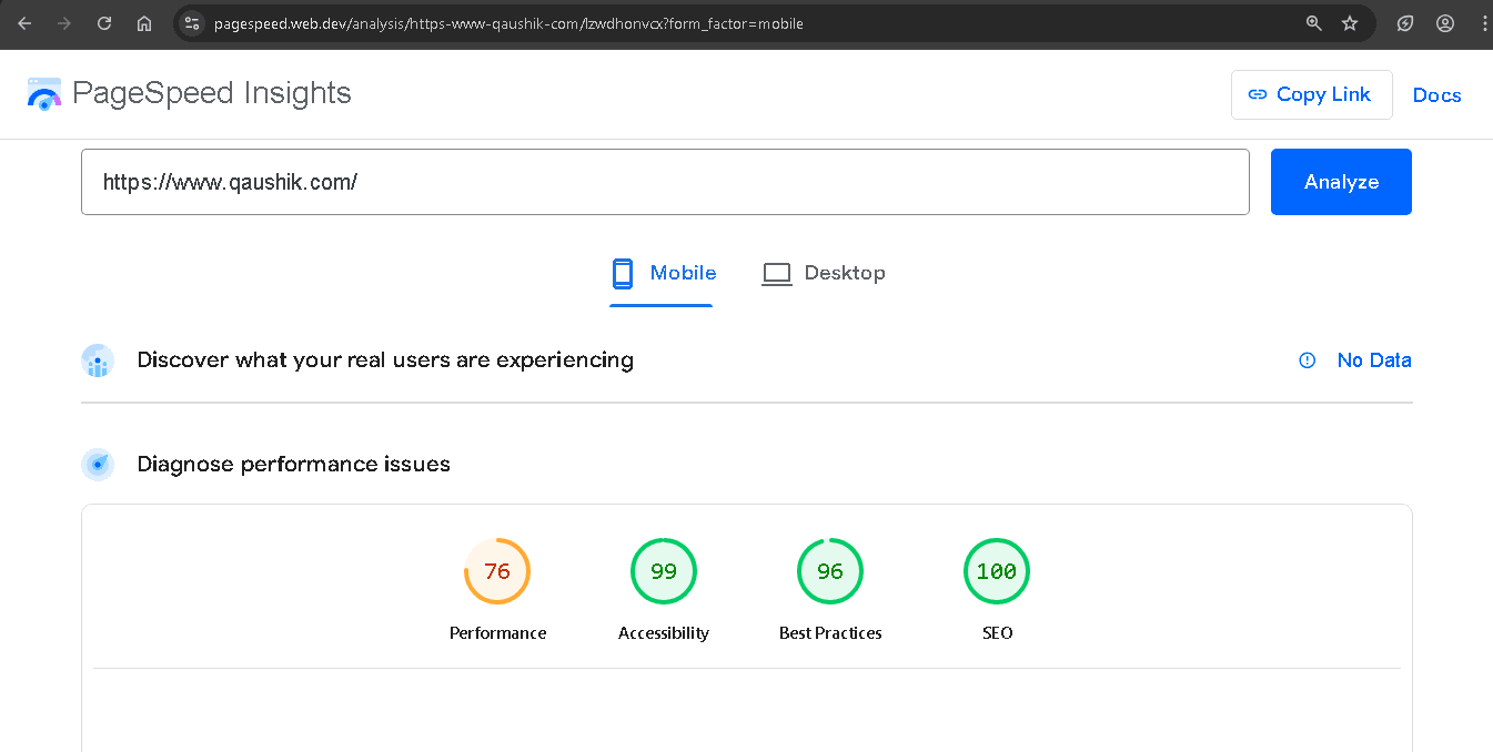 pagespeed