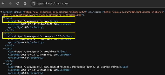 screenshot-of-sitemap