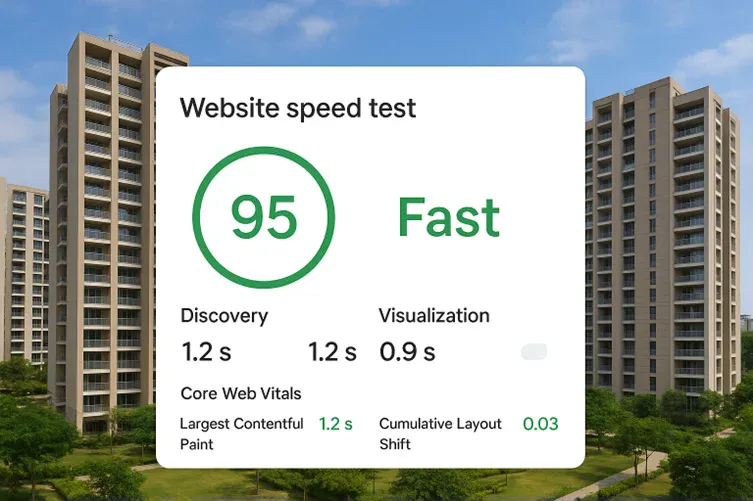 Technical SEO performance improvements for real estate websites