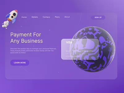 Glassmorphism for modern tech and professional websites