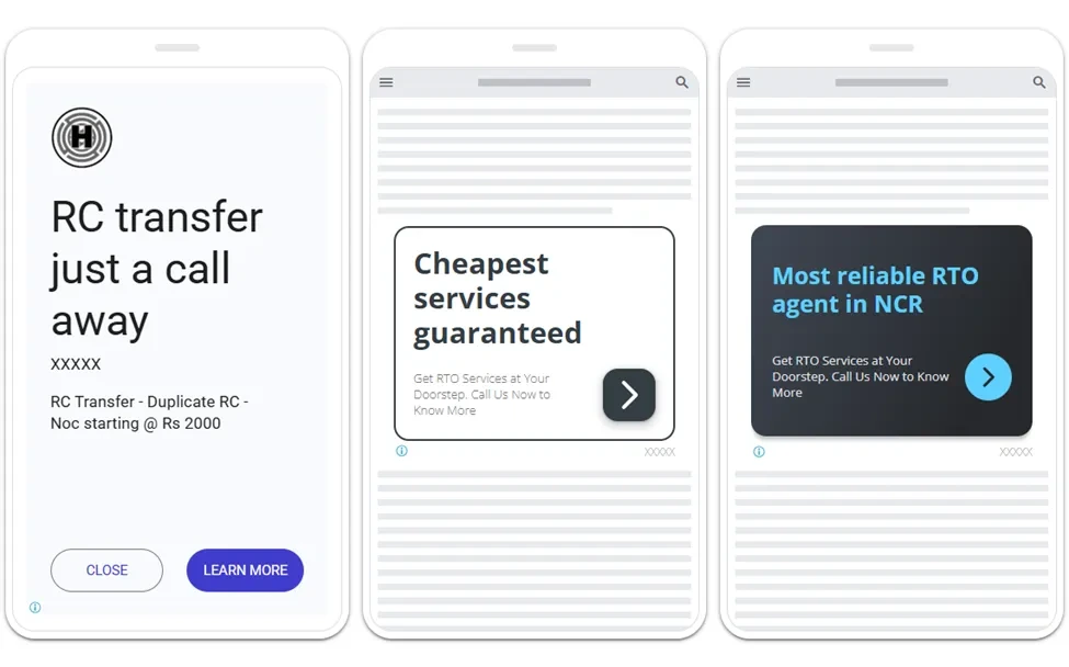 Google display example