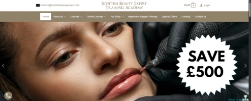 Scottish Beauty Expert Training Academy – Shopify Store