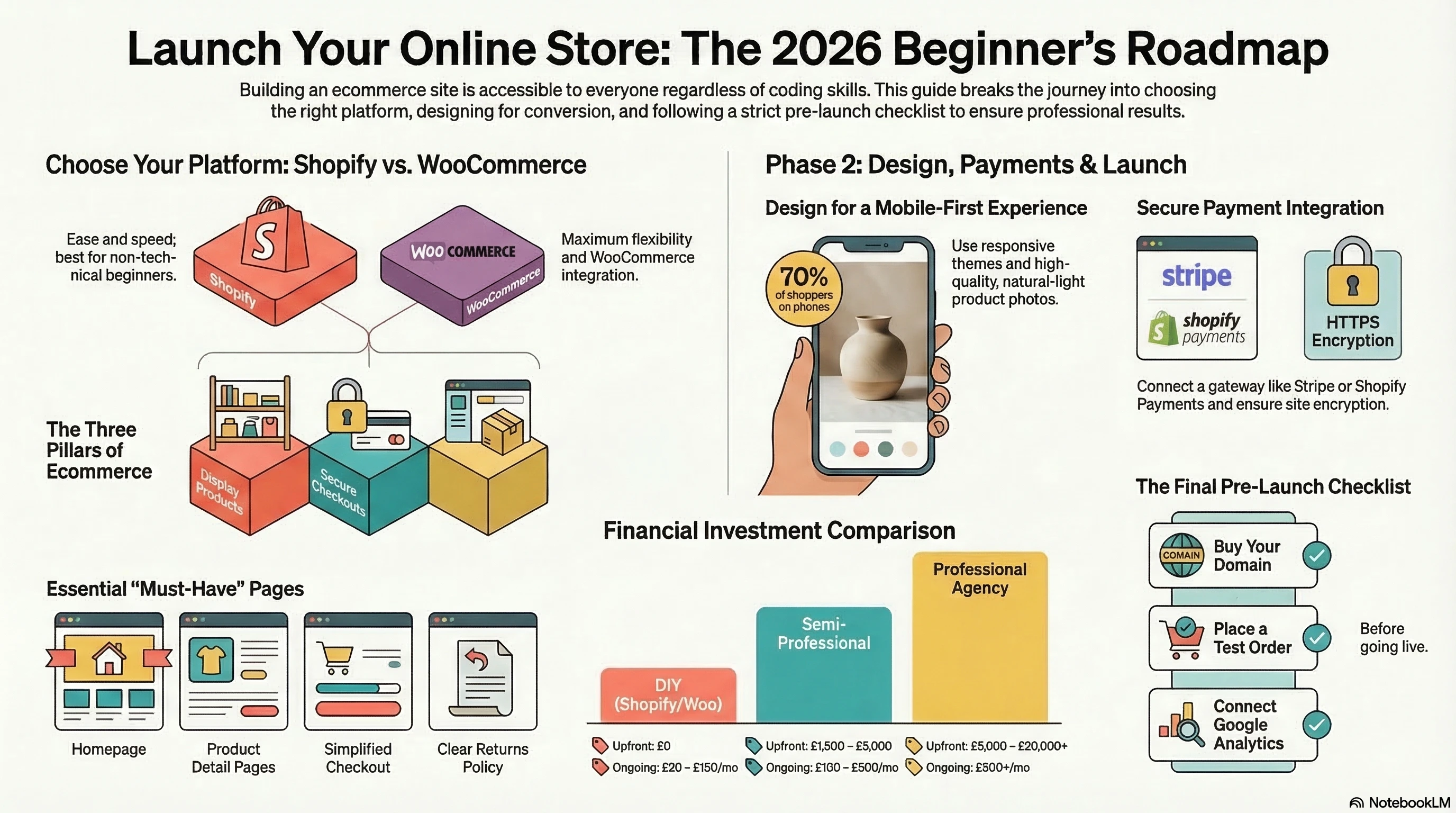 Ecommerce website development beginner roadmap